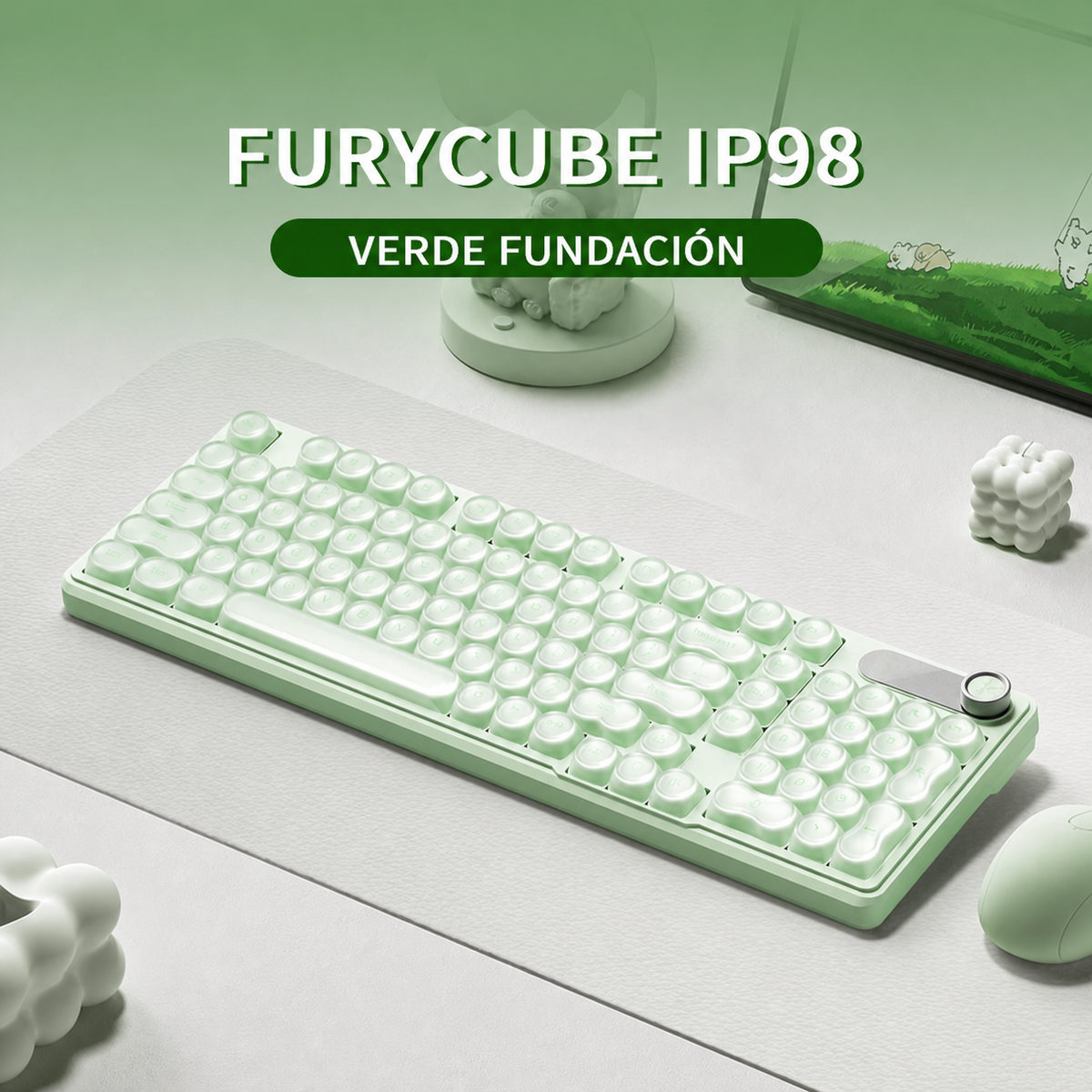 Teclado Gaming FURYCUBE trimodal - 9
