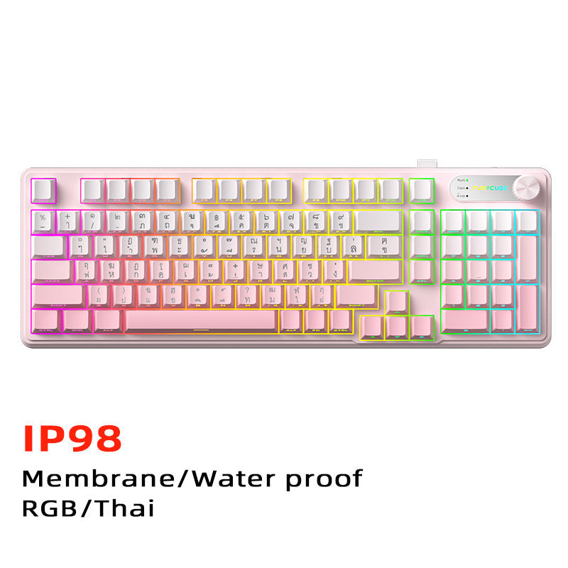 Teclado Gaming FURYCUBE trimodal