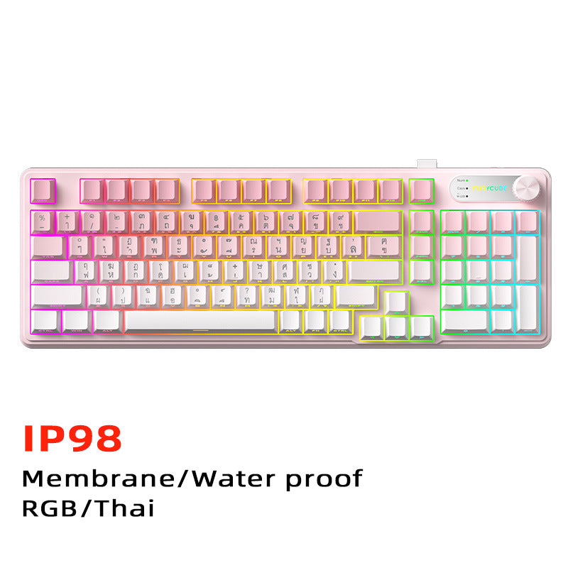 Teclado Gaming FURYCUBE trimodal