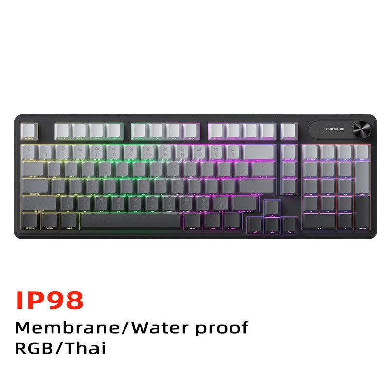 Teclado Gaming FURYCUBE trimodal