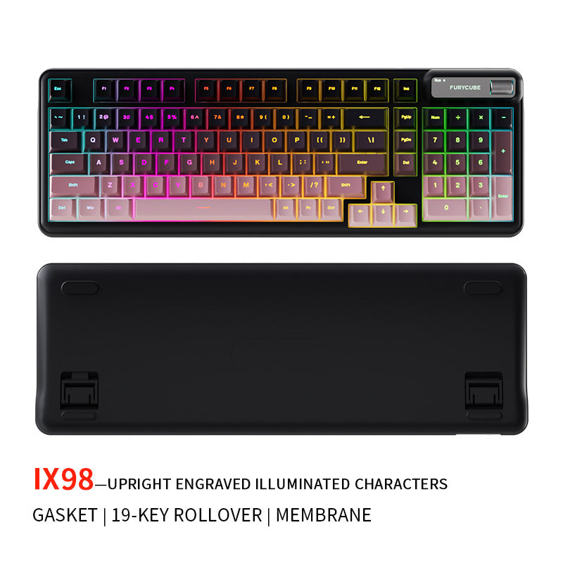 Teclado Gaming FURYCUBE trimodal