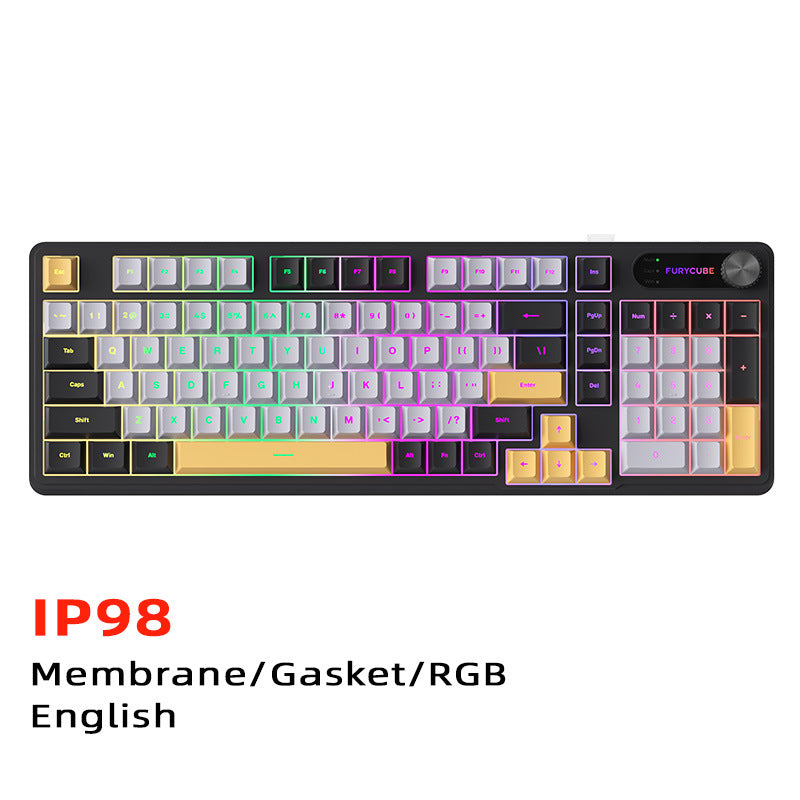 Teclado Gaming FURYCUBE trimodal