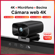 Webcam 4K con Micrófono y Bocina | USB - 1