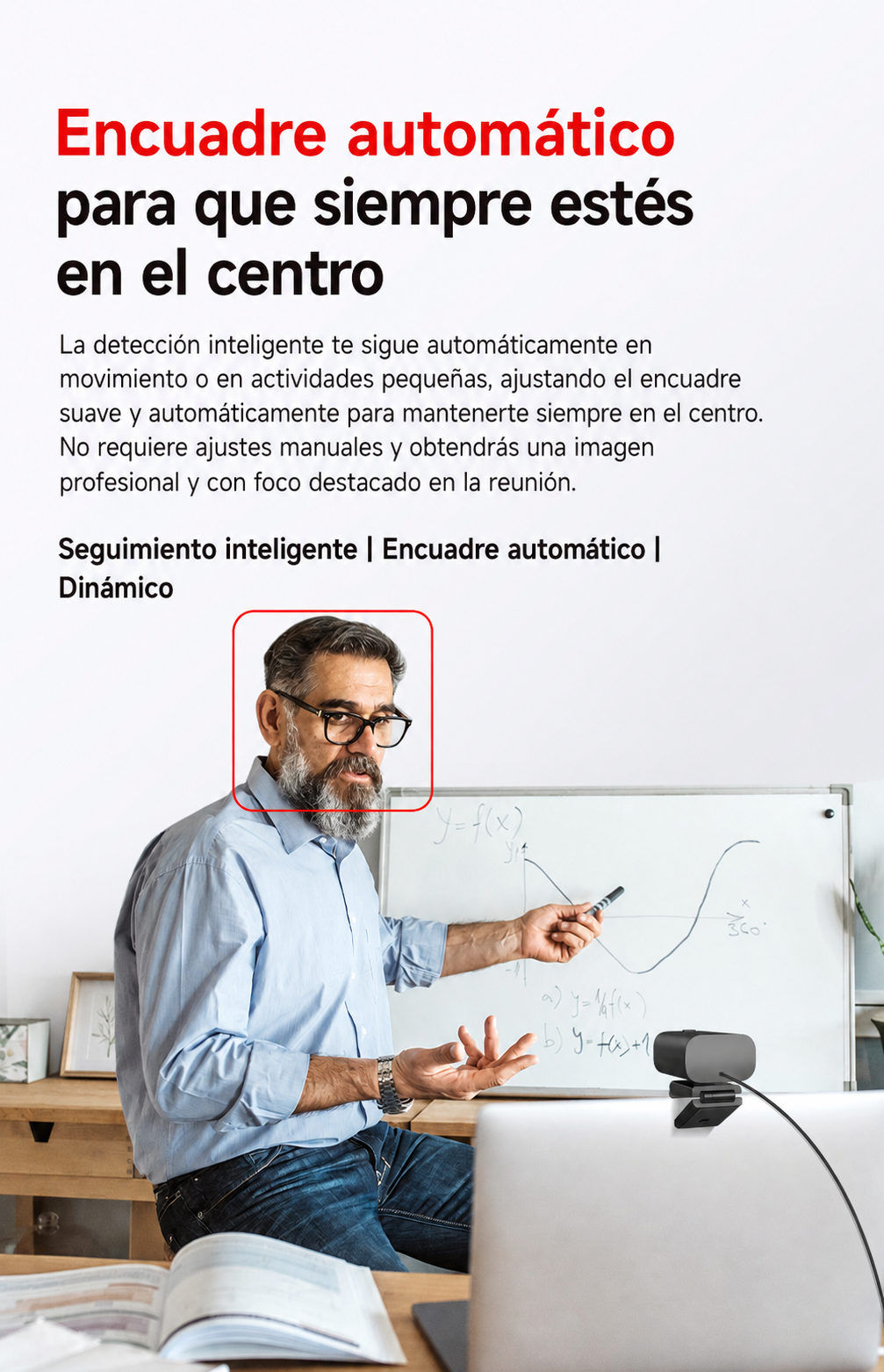 Webcam 4K con Micrófono y Bocina | USB - 9