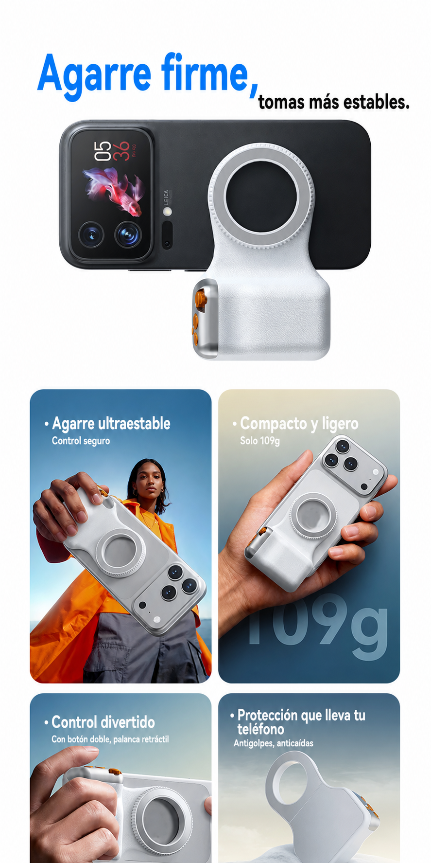 Estabilizador Magnético con Bluetooth - 9