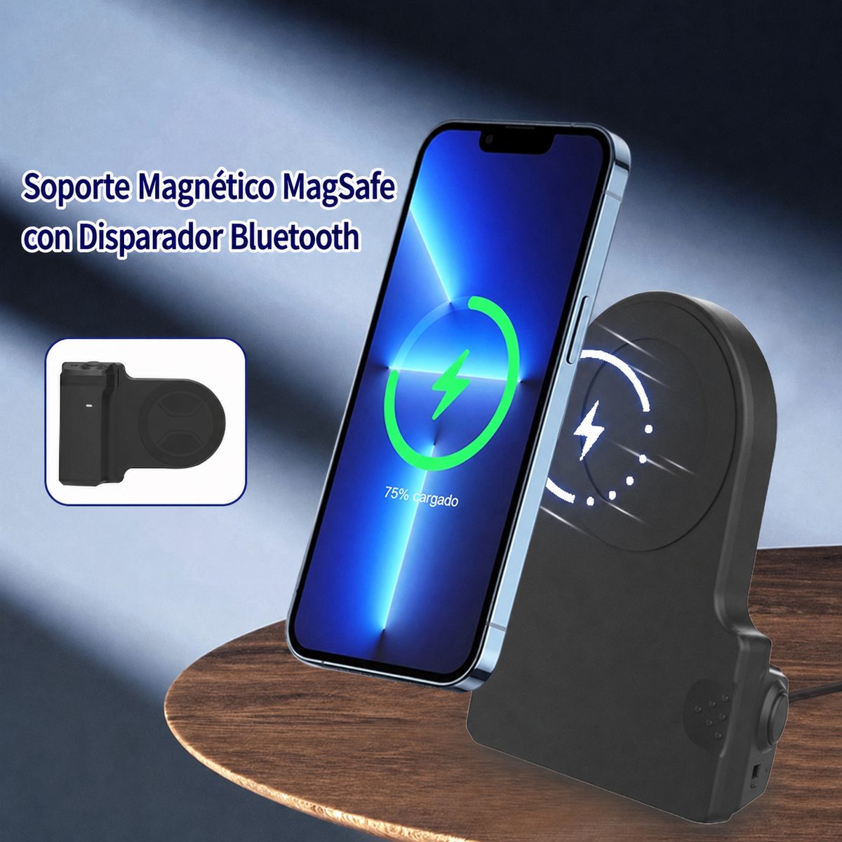 Soporte con Selfie Bluetooth y Carga MagSafe - 3