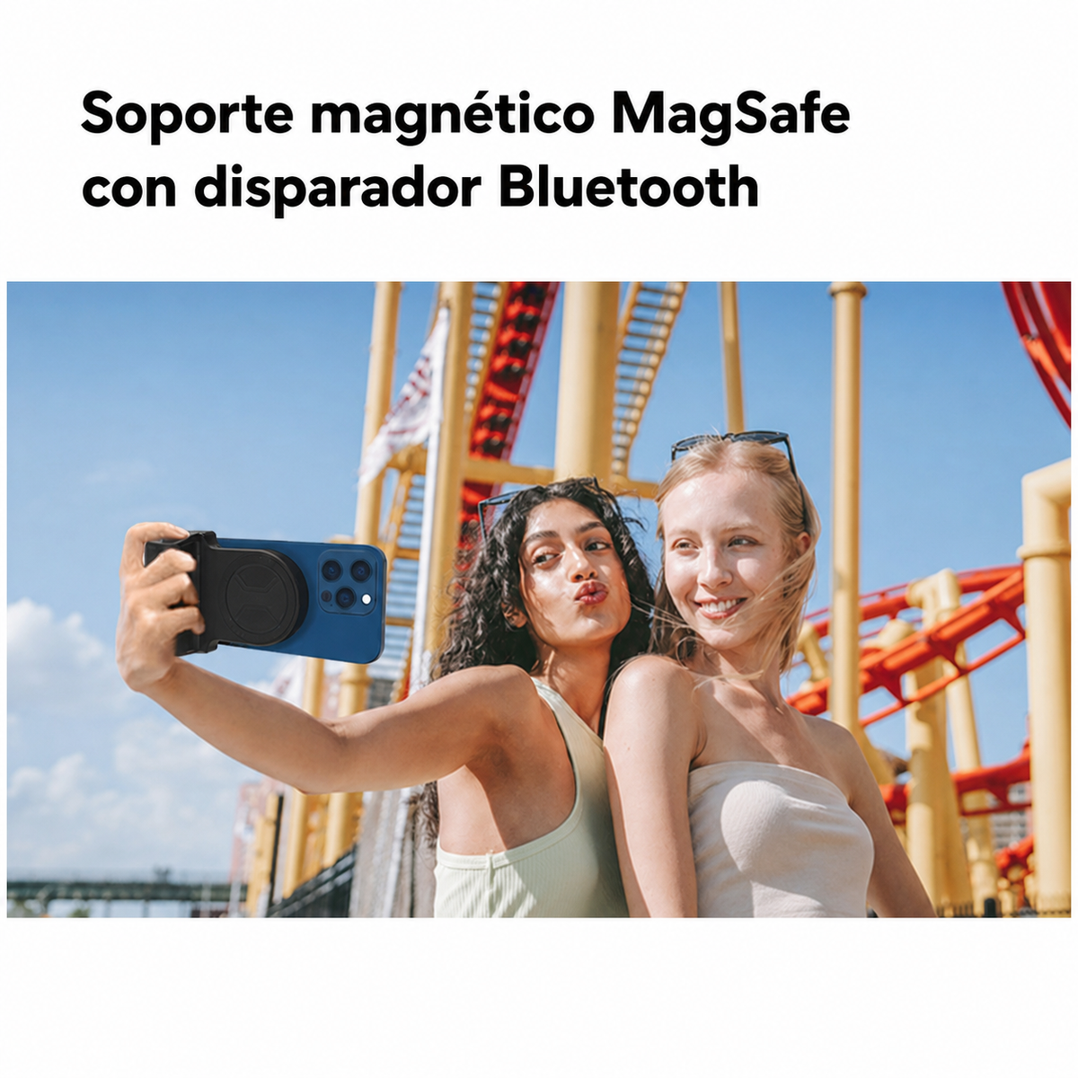 Soporte con Selfie Bluetooth y Carga MagSafe - 1
