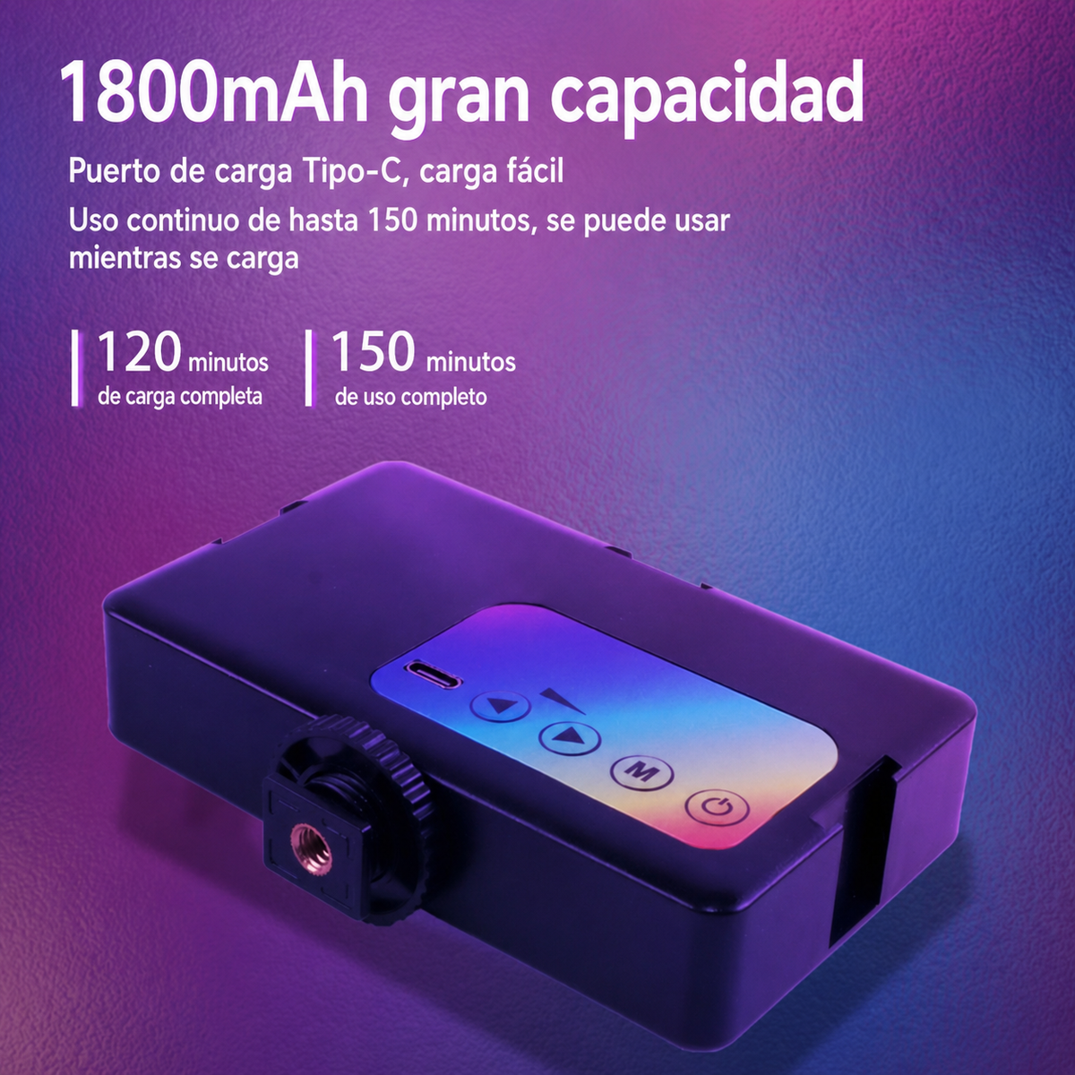 Luz RGB de relleno mini portátil - 2