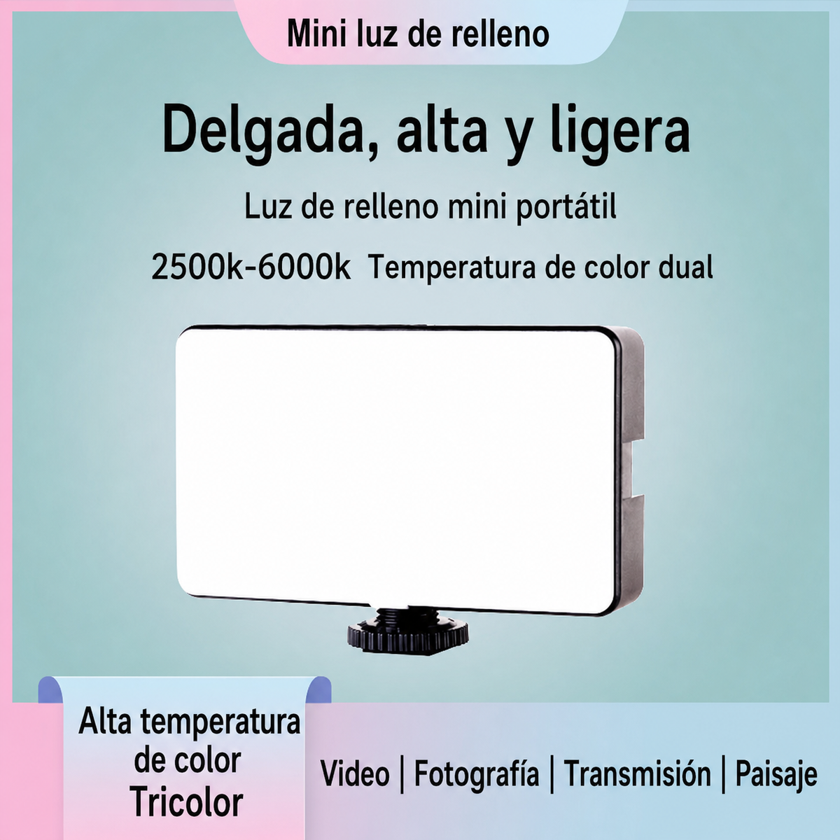 Luz RGB de relleno mini portátil - 6