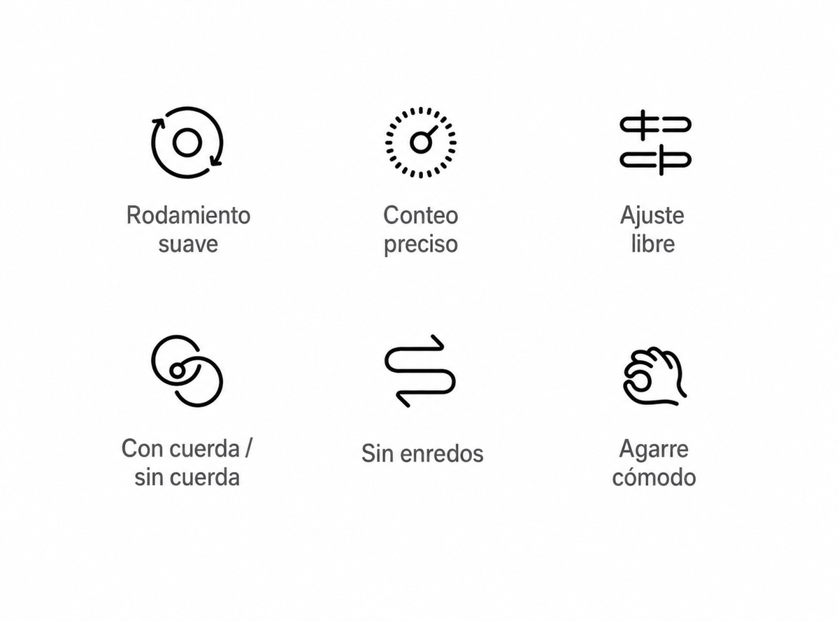 Cuerda para saltar con contador - 12