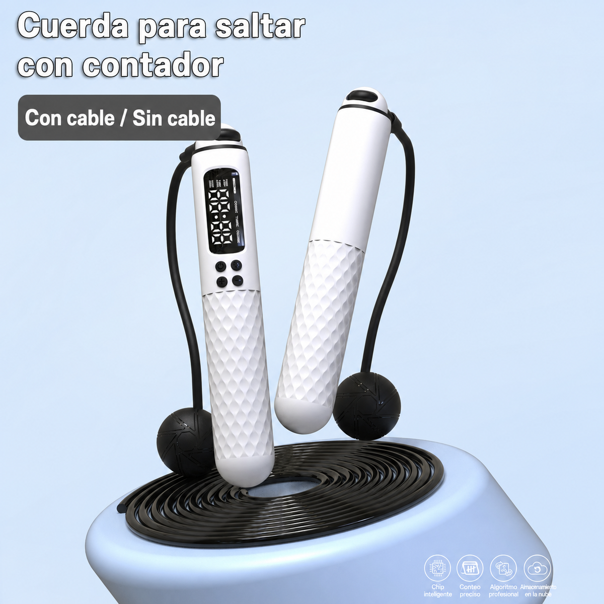 Cuerda para saltar con contador