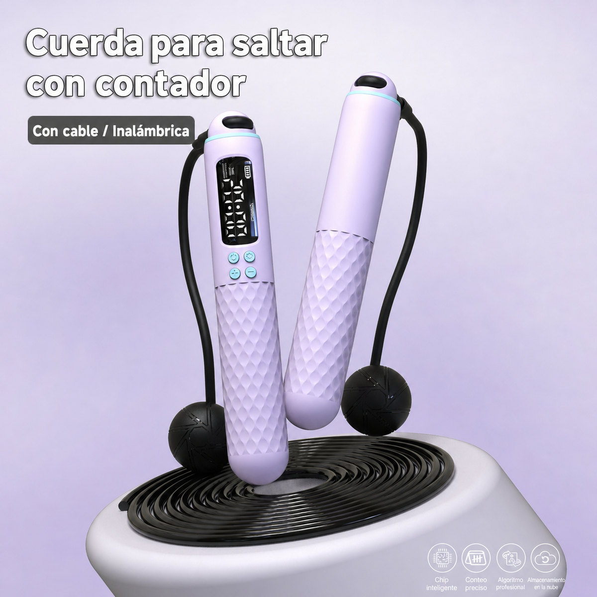 Cuerda para saltar con contador