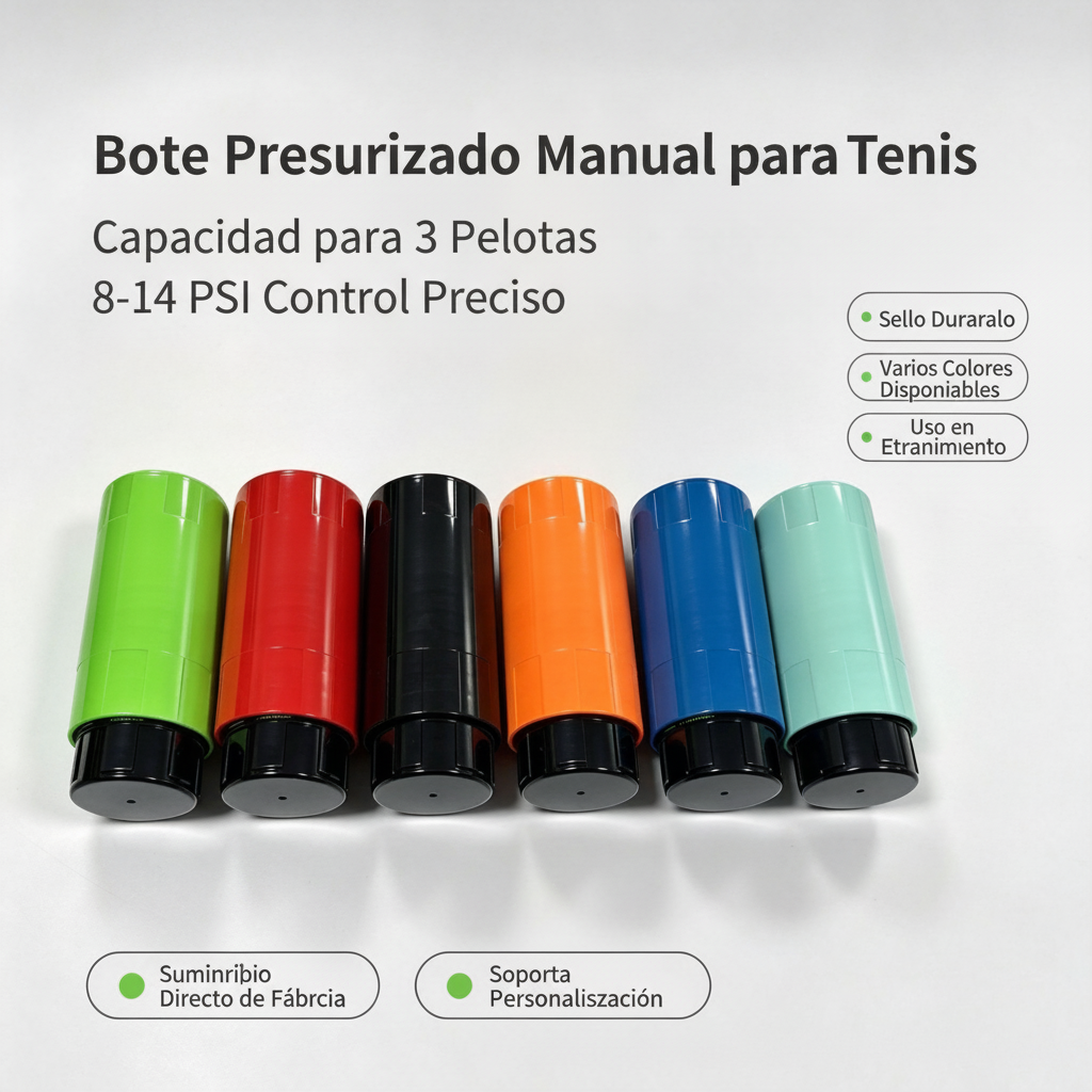 Bote Presurizado para Pelotas de Tenis y Pádel ABS - 5