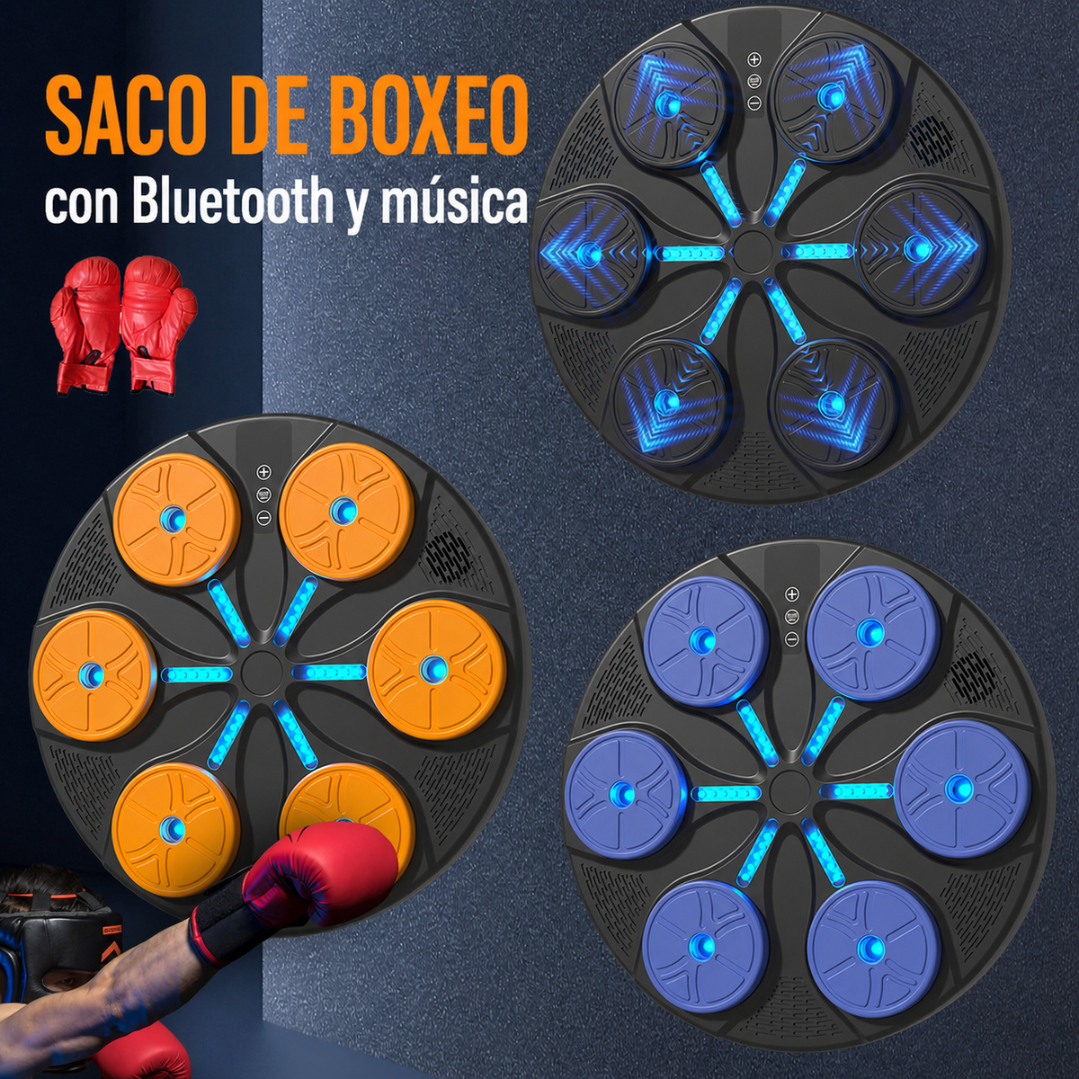 Saco de Boxeo con Bluetooth y Música LIFANS - 3