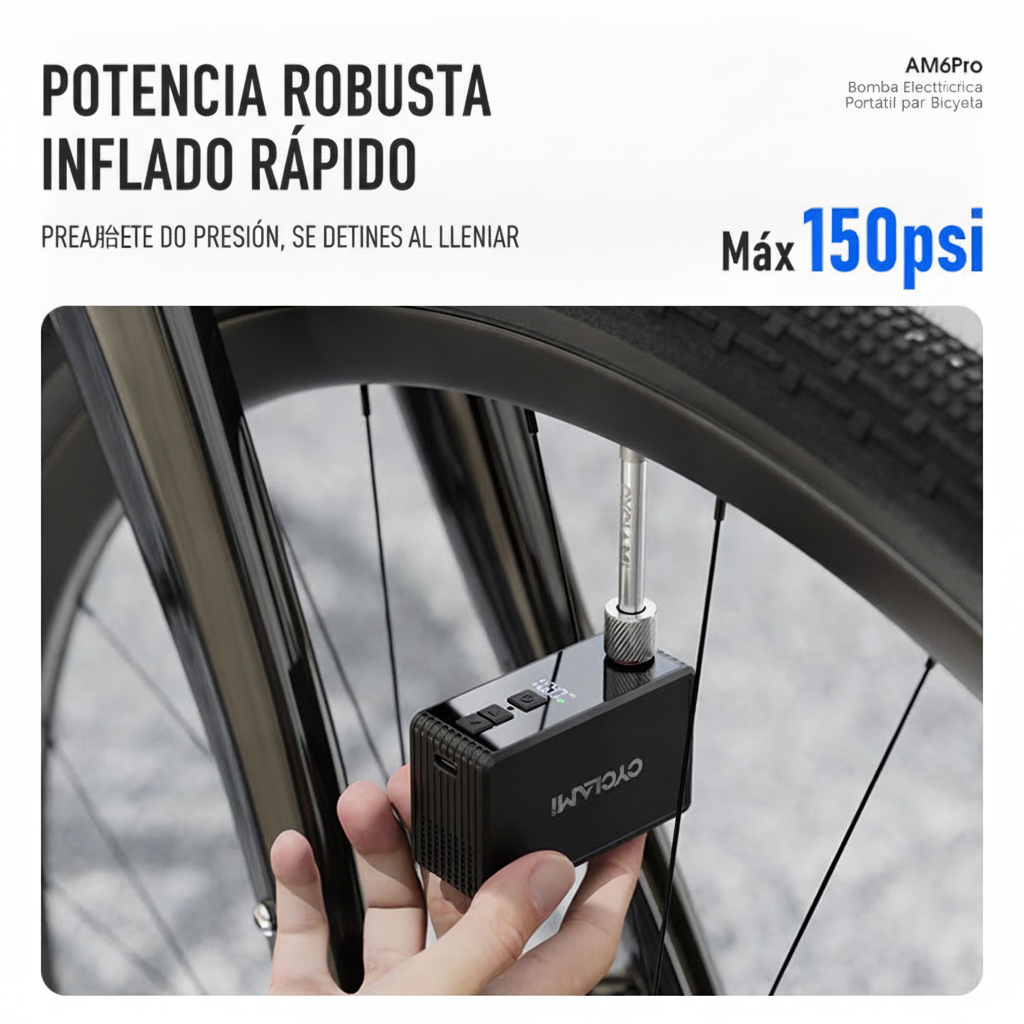 Bomba eléctrica de aire portátil AM6 PRO - 3