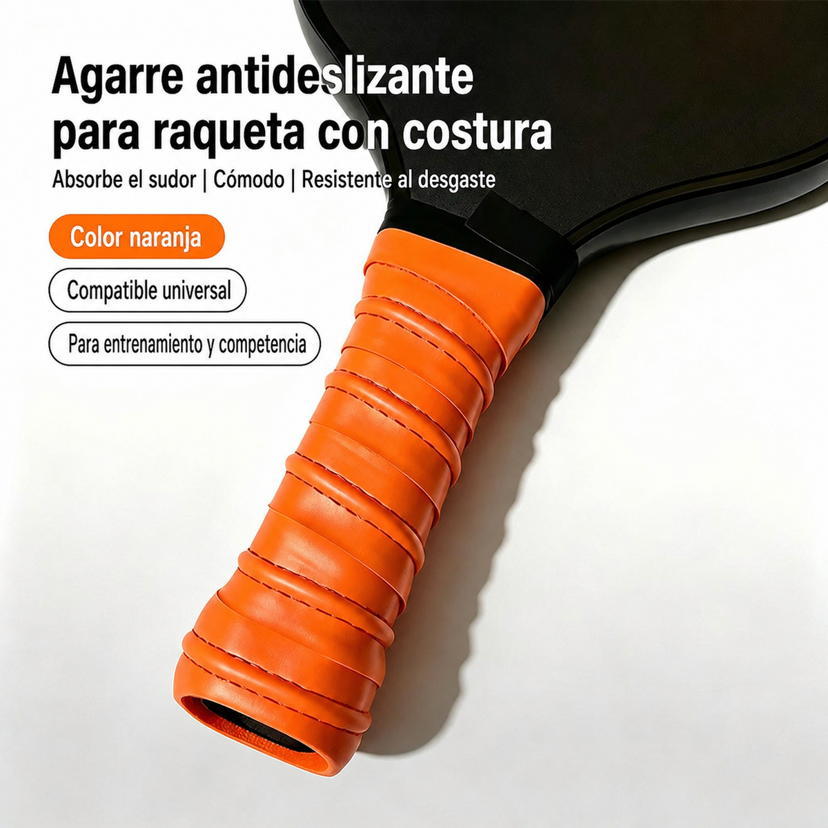 Grip Antideslizante para Raqueta con Costura