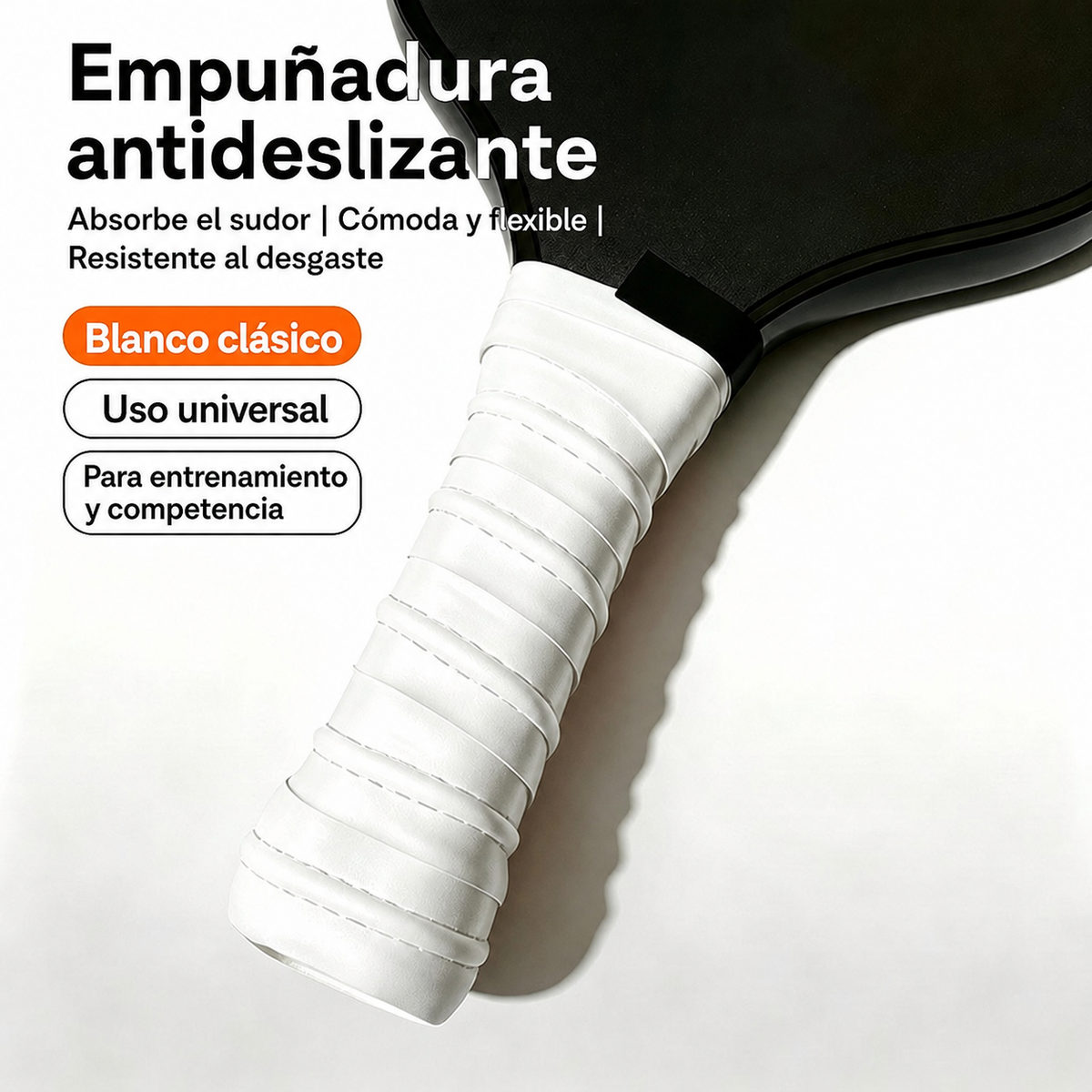Grip Antideslizante para Raqueta con Costura