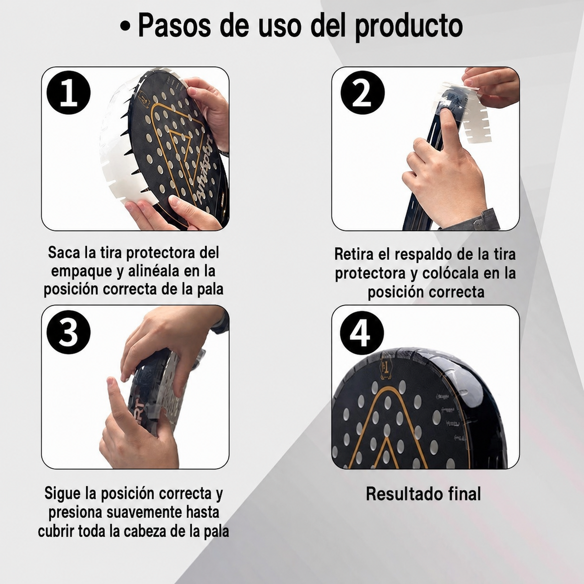 Cinta protectora para pala de pádel - 3