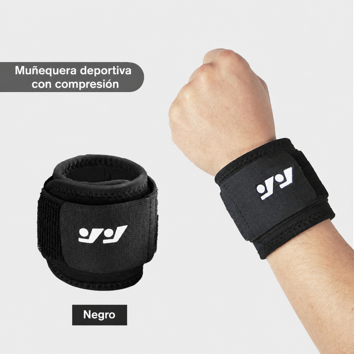 Muñequera Deportiva con Compresión para Gym y Deportes