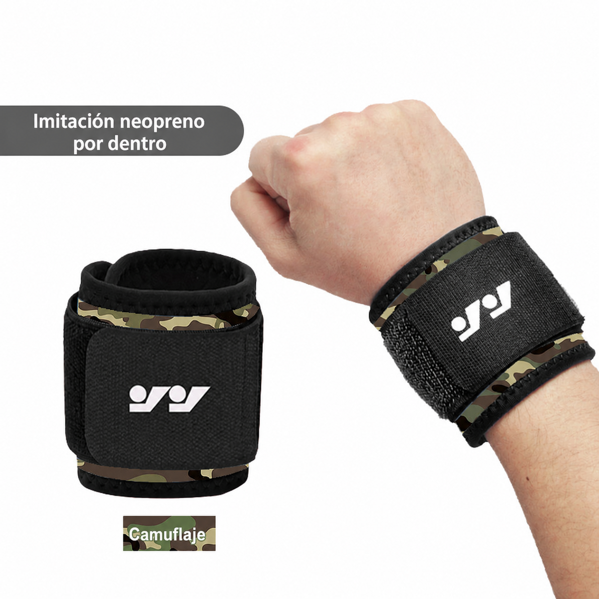 Muñequera Deportiva con Compresión para Gym y Deportes