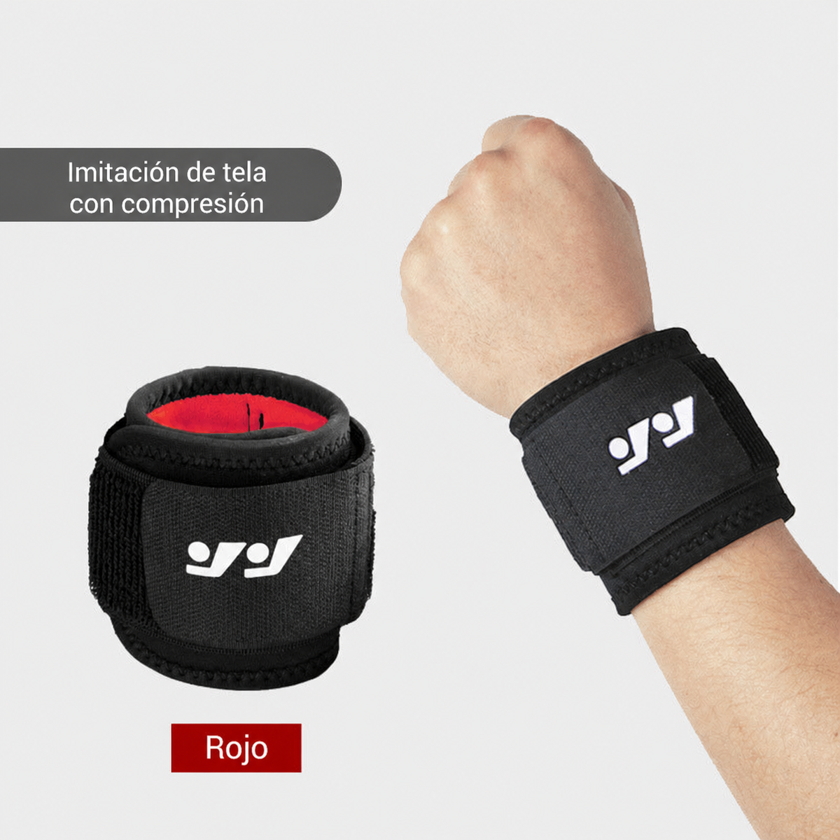 Muñequera Deportiva con Compresión para Gym y Deportes