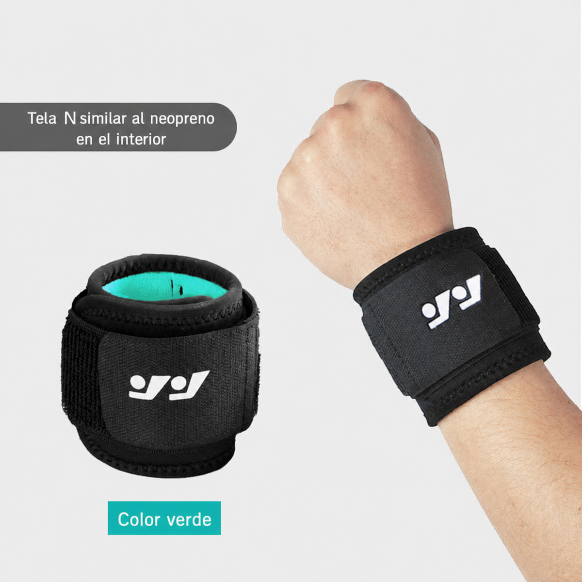 Muñequera Deportiva con Compresión para Gym y Deportes