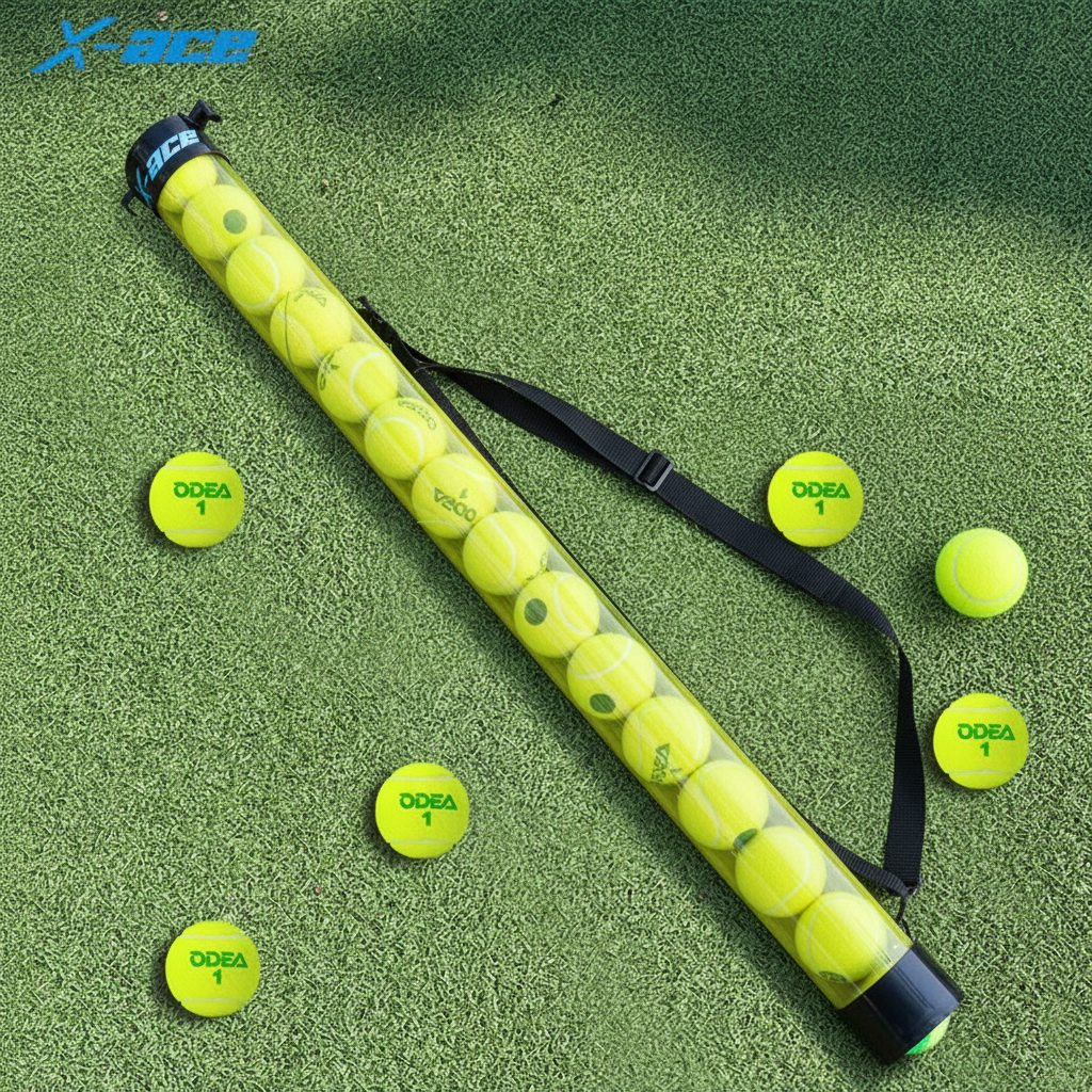Tubo recogepelotas de tenis X-ACE para 15 pelotas - 2