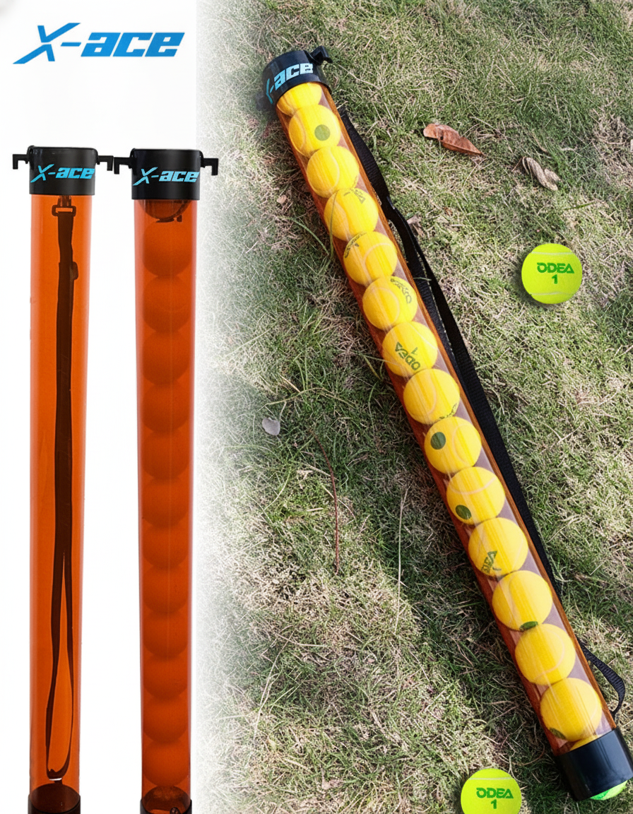 Tubo recogepelotas de tenis X-ACE para 15 pelotas - 6