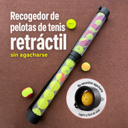 Recogedor de pelotas de tenis retráctil - 1