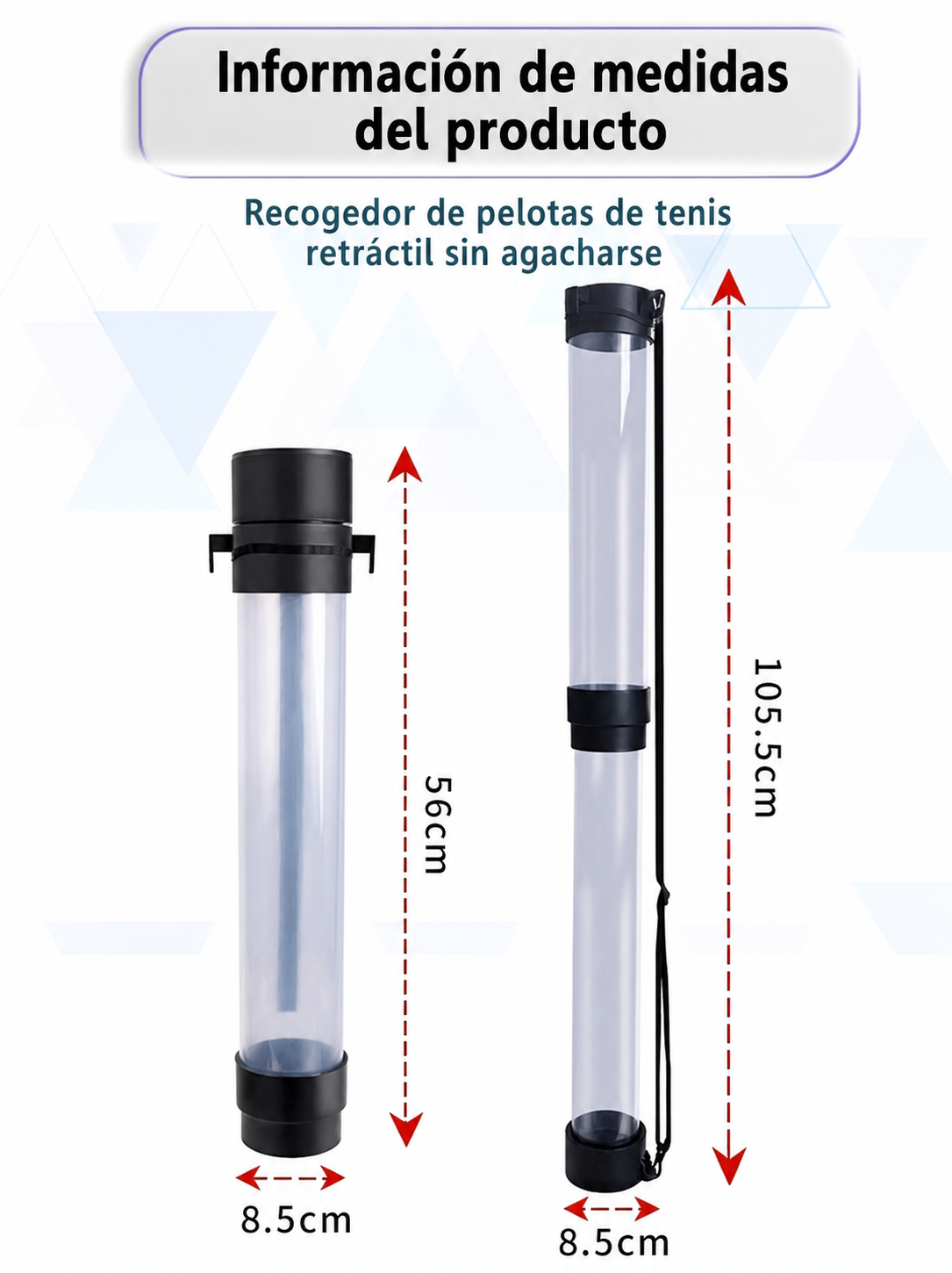 Recogedor de pelotas de tenis retráctil - 3