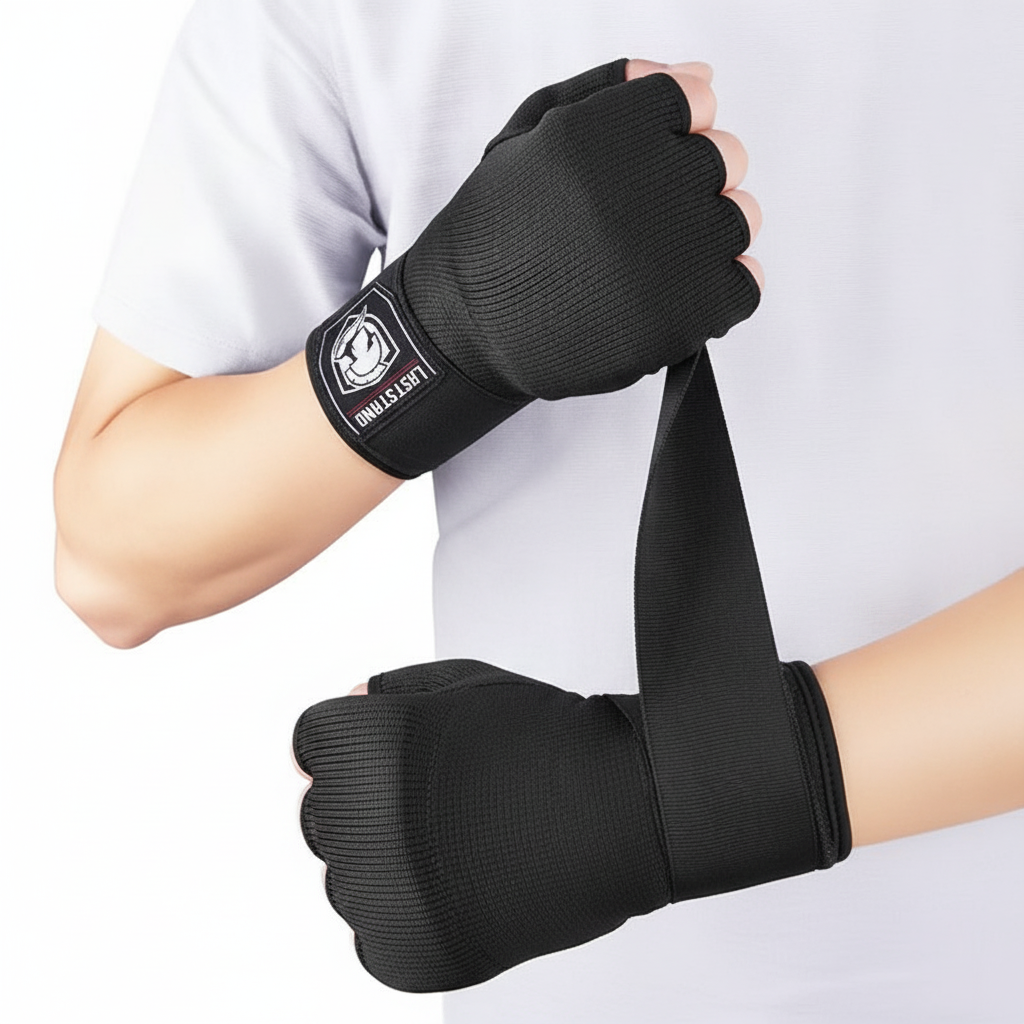 Guantes con protector de gel para Boxeo - 1