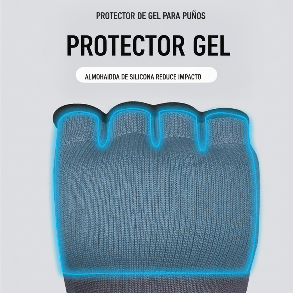 Guantes con protector de gel para Boxeo - 2