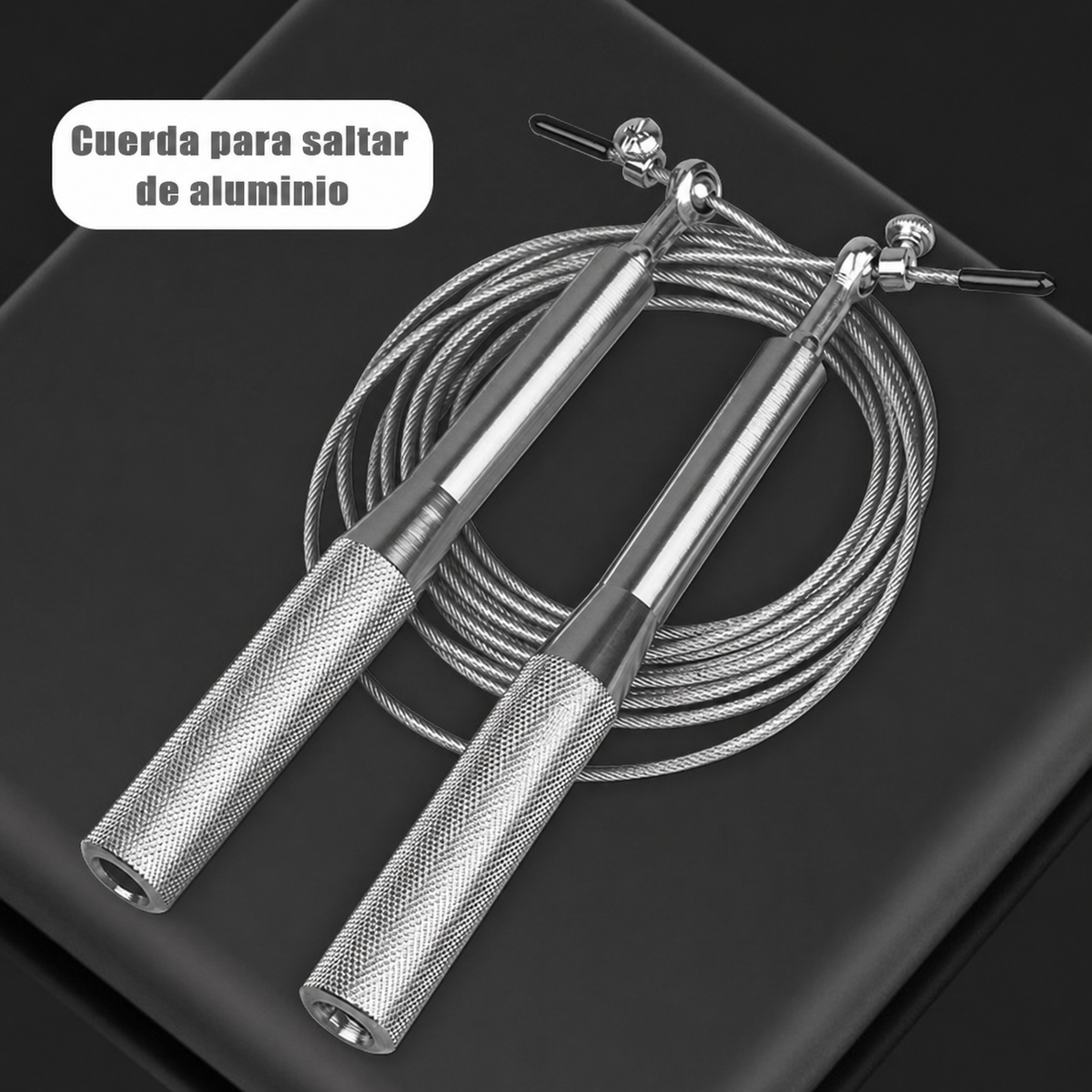 Cuerda para saltar de aluminio