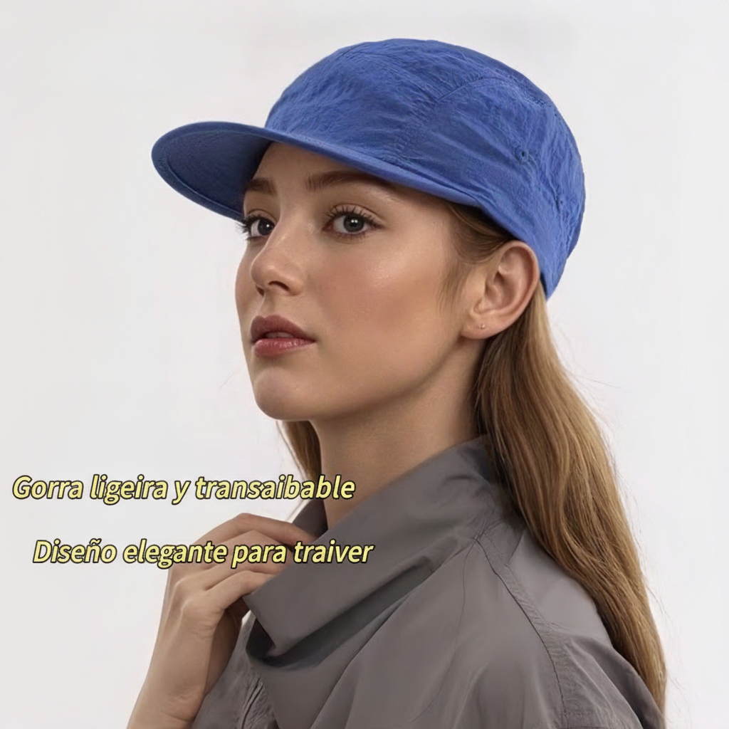Gorra Beisbolera Deportiva Secado Rápido con Malla - 1
