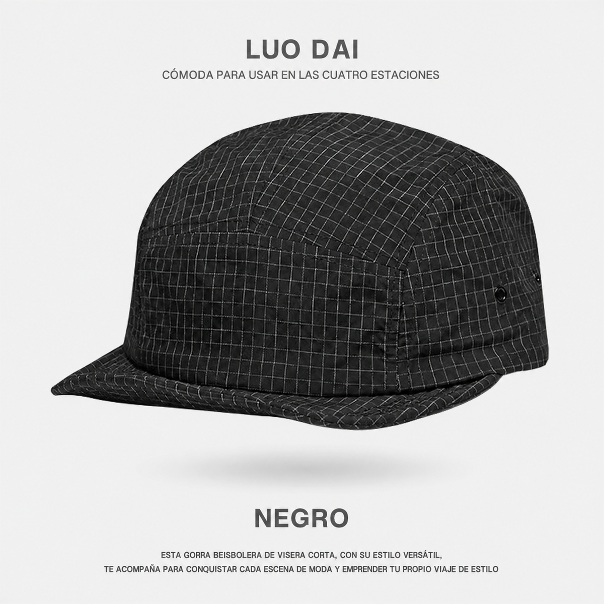 Gorra Beisbolera Deportiva Secado Rápido con Malla