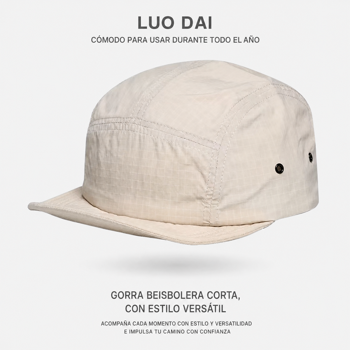Gorra Beisbolera Deportiva Secado Rápido con Malla