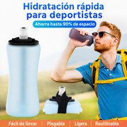 Botella de agua plegable de silicona 350 ml - 1