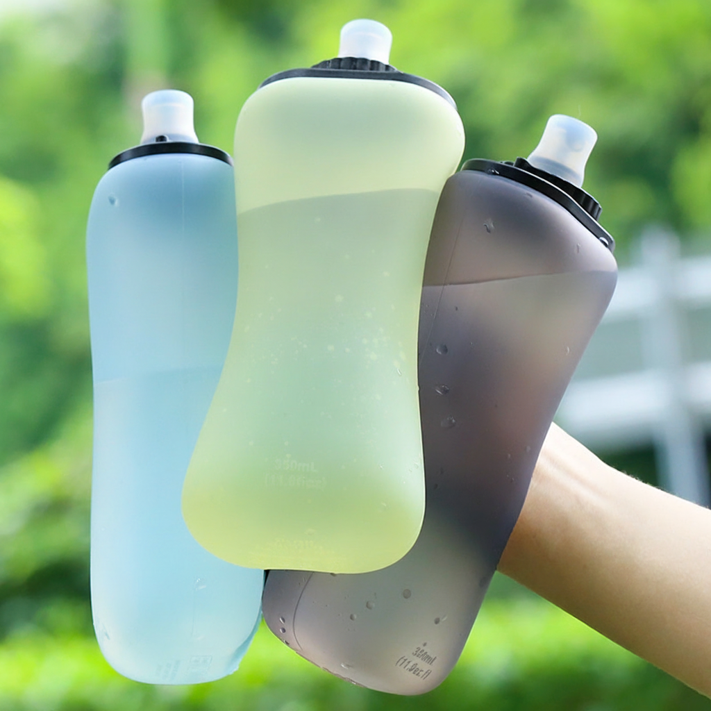 Botella de agua plegable de silicona 350 ml - 2