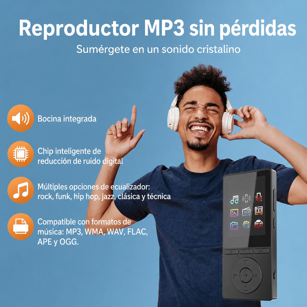 Reproductor MP3/MP4 portátil - 4