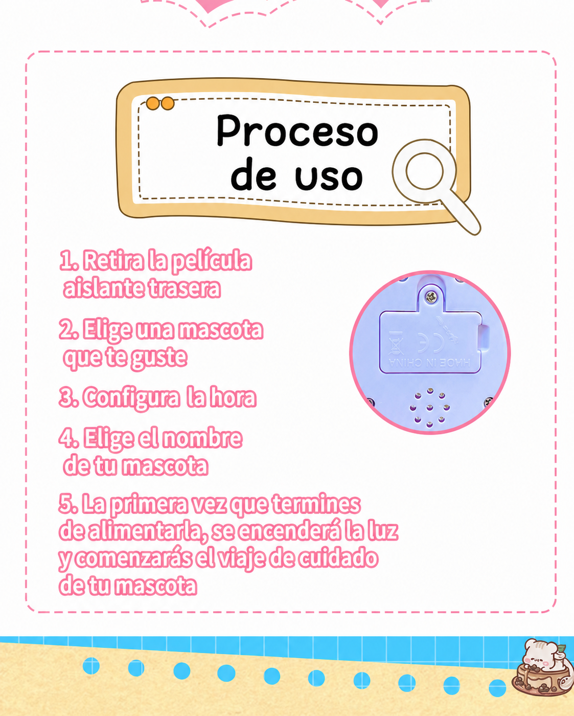 Mascota Virtual Electrónica Llavero Tamagotchi Mini - 12