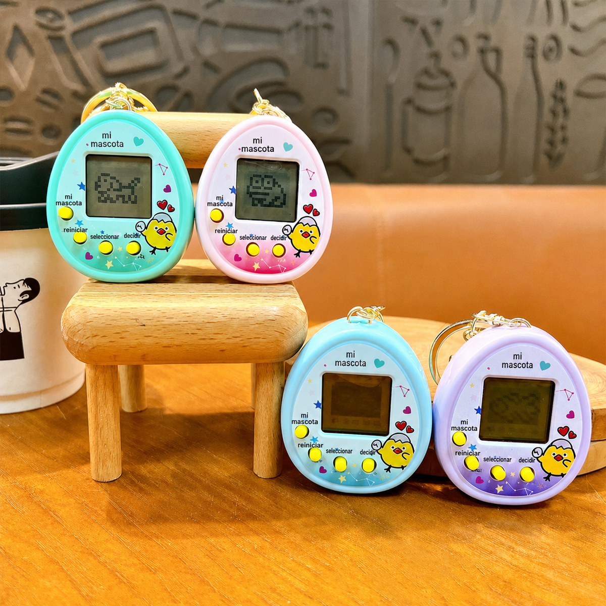 Mascota Virtual Electrónica Llavero Tamagotchi Mini - 2