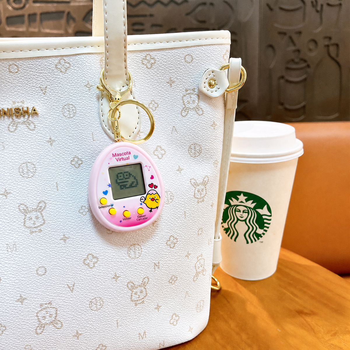 Mascota Virtual Electrónica Llavero Tamagotchi Mini - 3