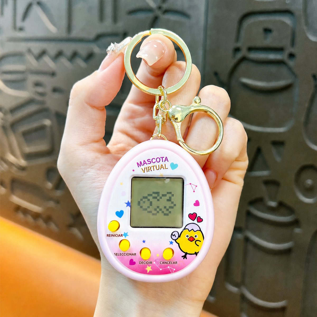 Mascota Virtual Electrónica Llavero Tamagotchi Mini - 8
