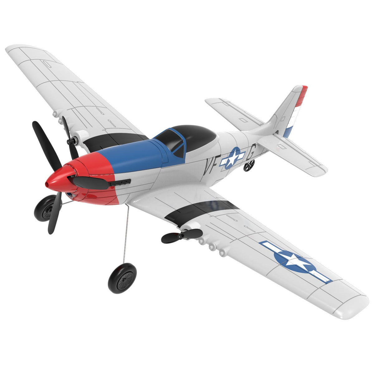 Avión RC VOLANTEXRC Mitchell Bombardero Ala Fija 3 Canales