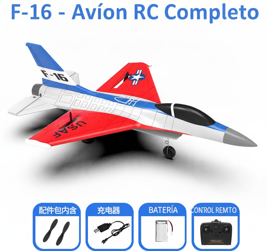 Avión RC VOLANTEXRC Mitchell Bombardero Ala Fija 3 Canales