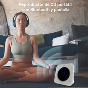 Reproductor de CD portátil con Bluetooth - 1