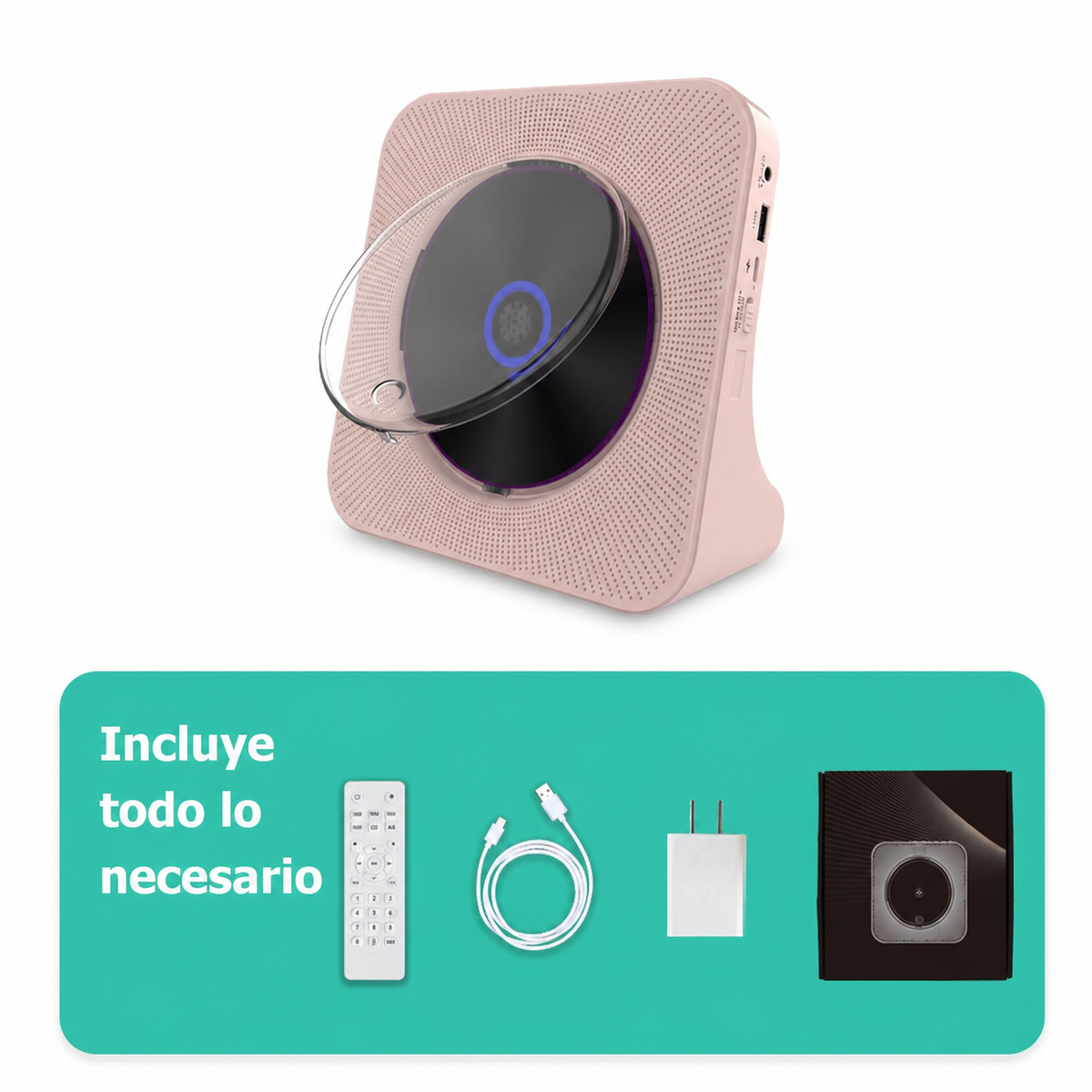 Reproductor de CD portátil con Bluetooth - 5