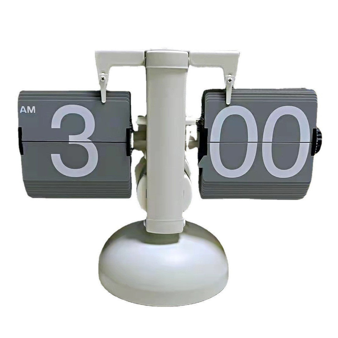 Reloj de Mesa Vintage con Hojas Giratorias