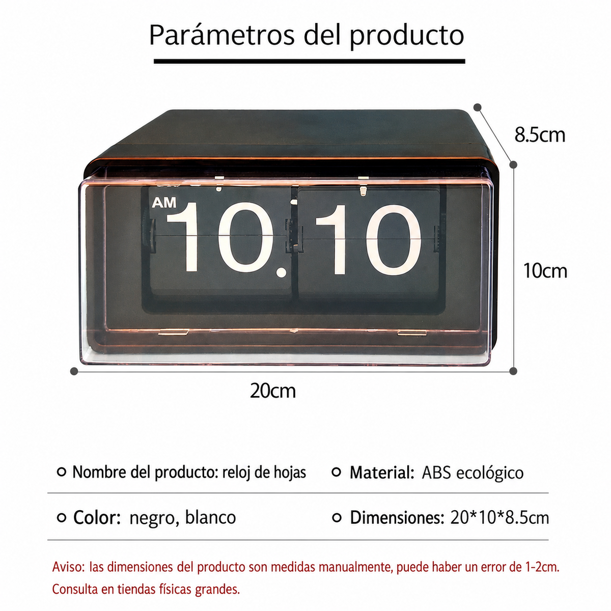 Reloj de Flip Retro - 13