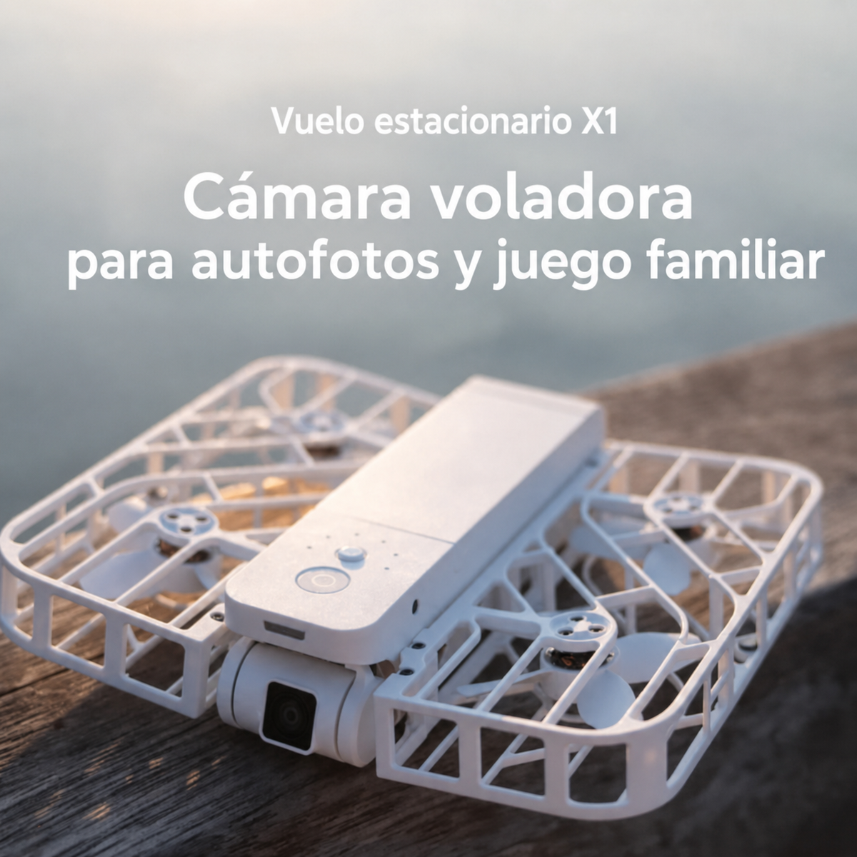 Cámara voladora X1 Hover para selfies y juego familiar - 1